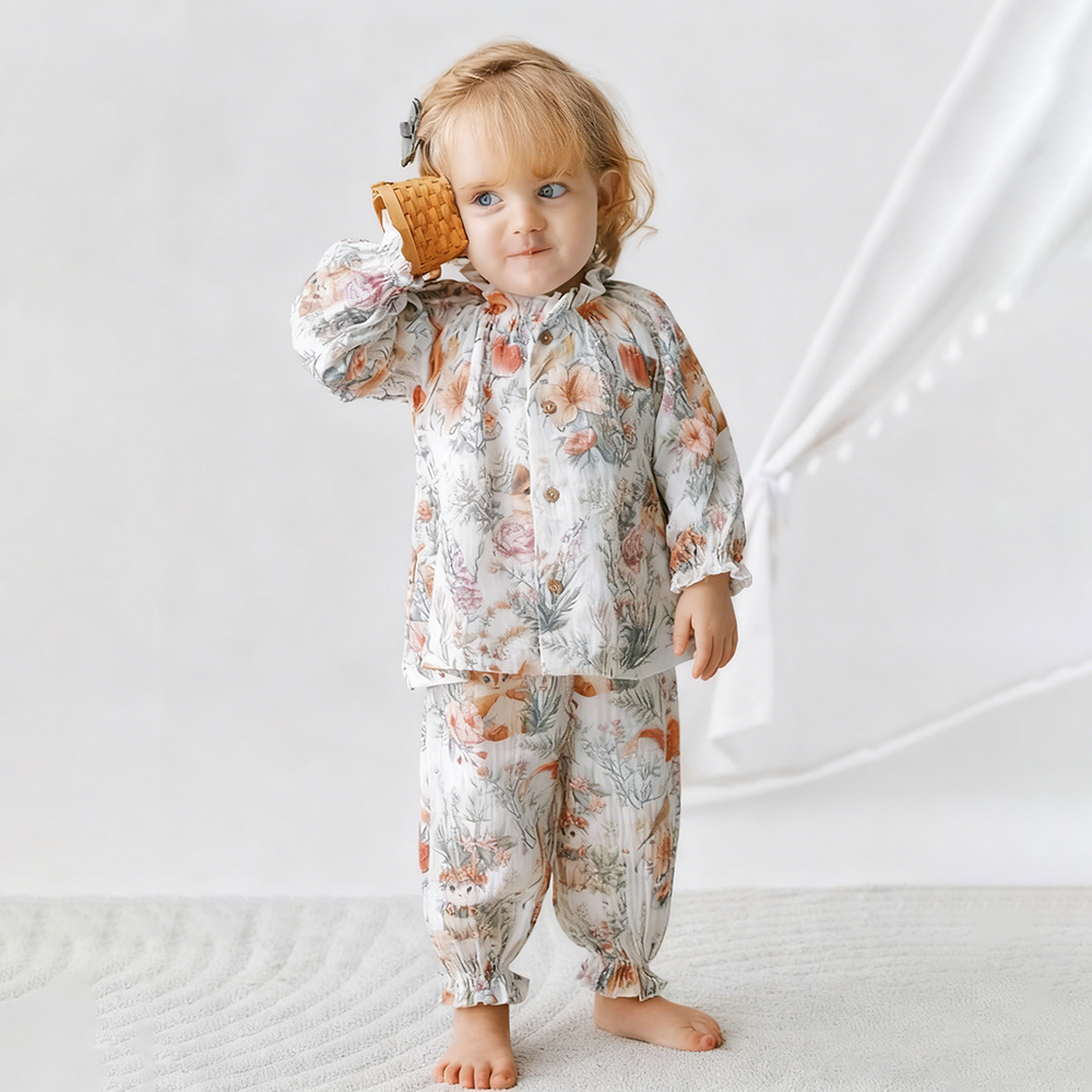 Baby Clothing Organic - Cute Printed Toddler Baby Clothes Set