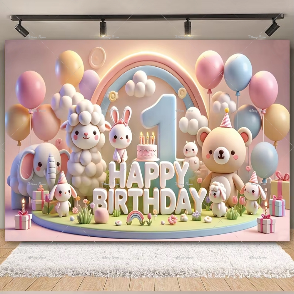 Baby Clothing Easter - Newborn 1st Birthday Background Colorful Rainbow