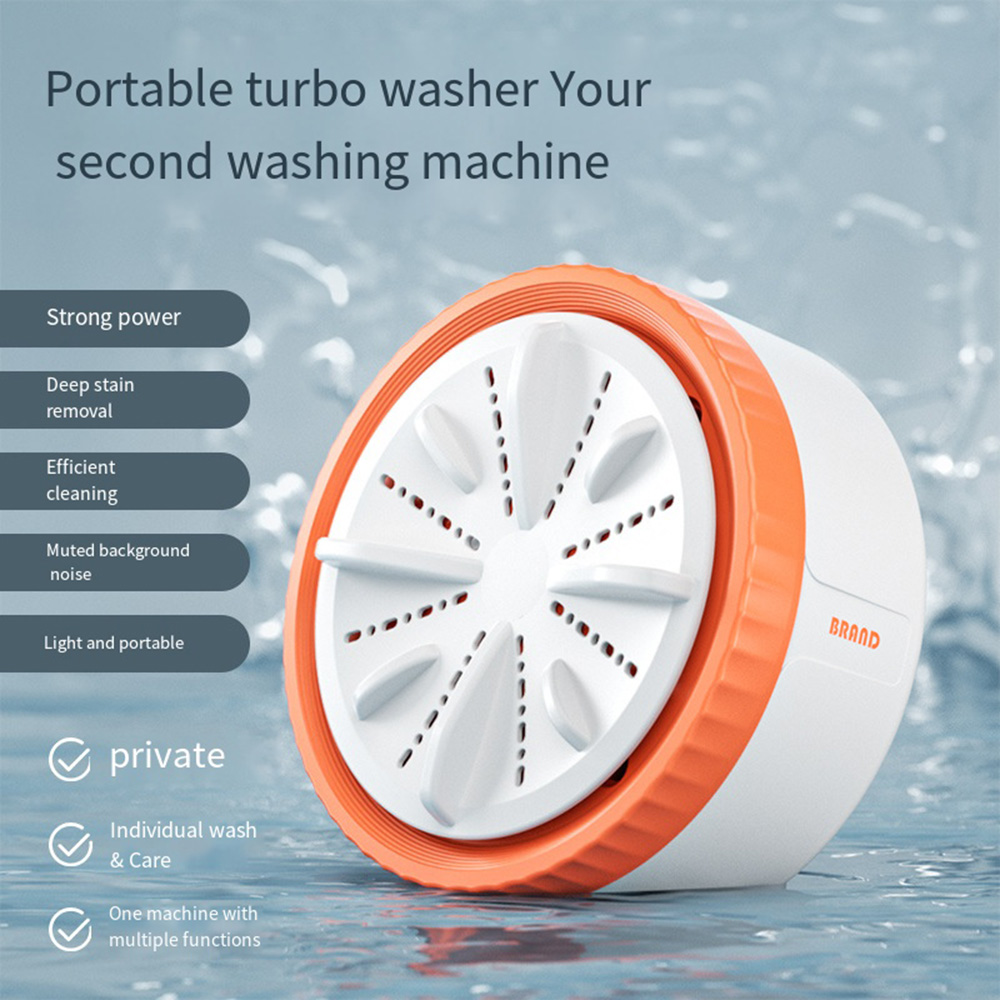 Baby Clothing Washing Machine - Mini Washing Machine Portable USB Rotating