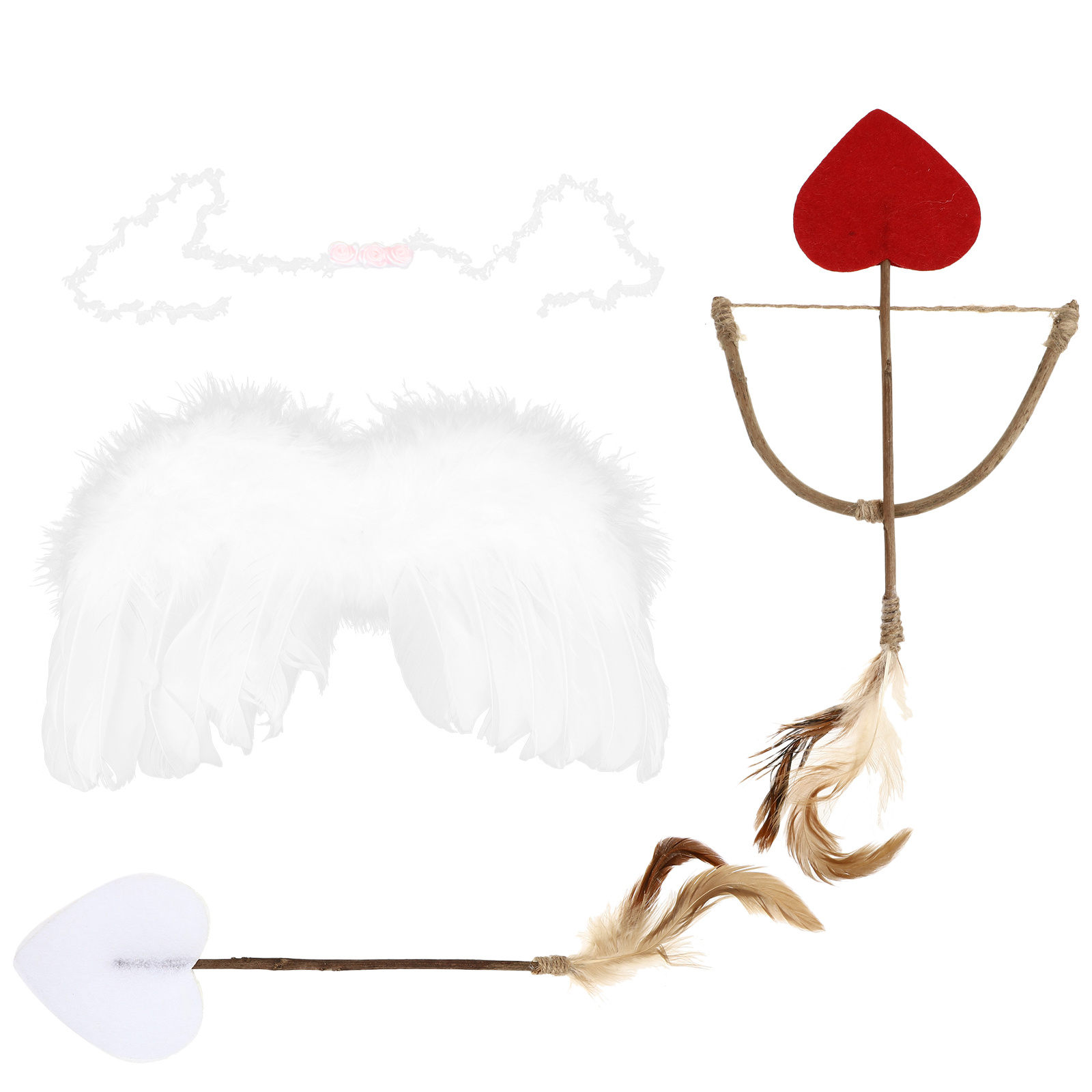 Newborn Gift Set - Baby Wing Headband Kit Infant Angel