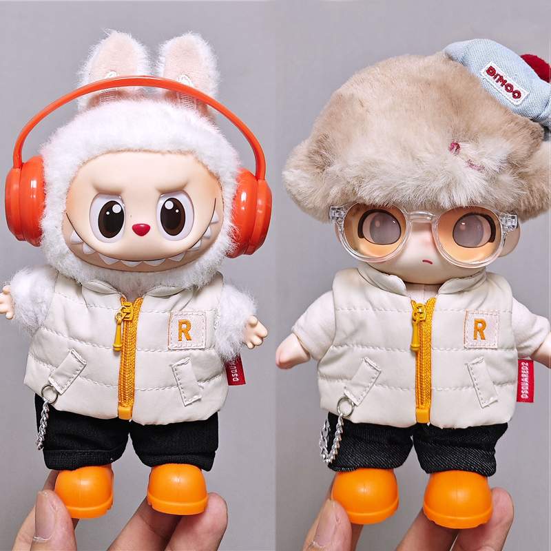 Baby Clothing Items - For 15 17cm Labubu Doll Solid
