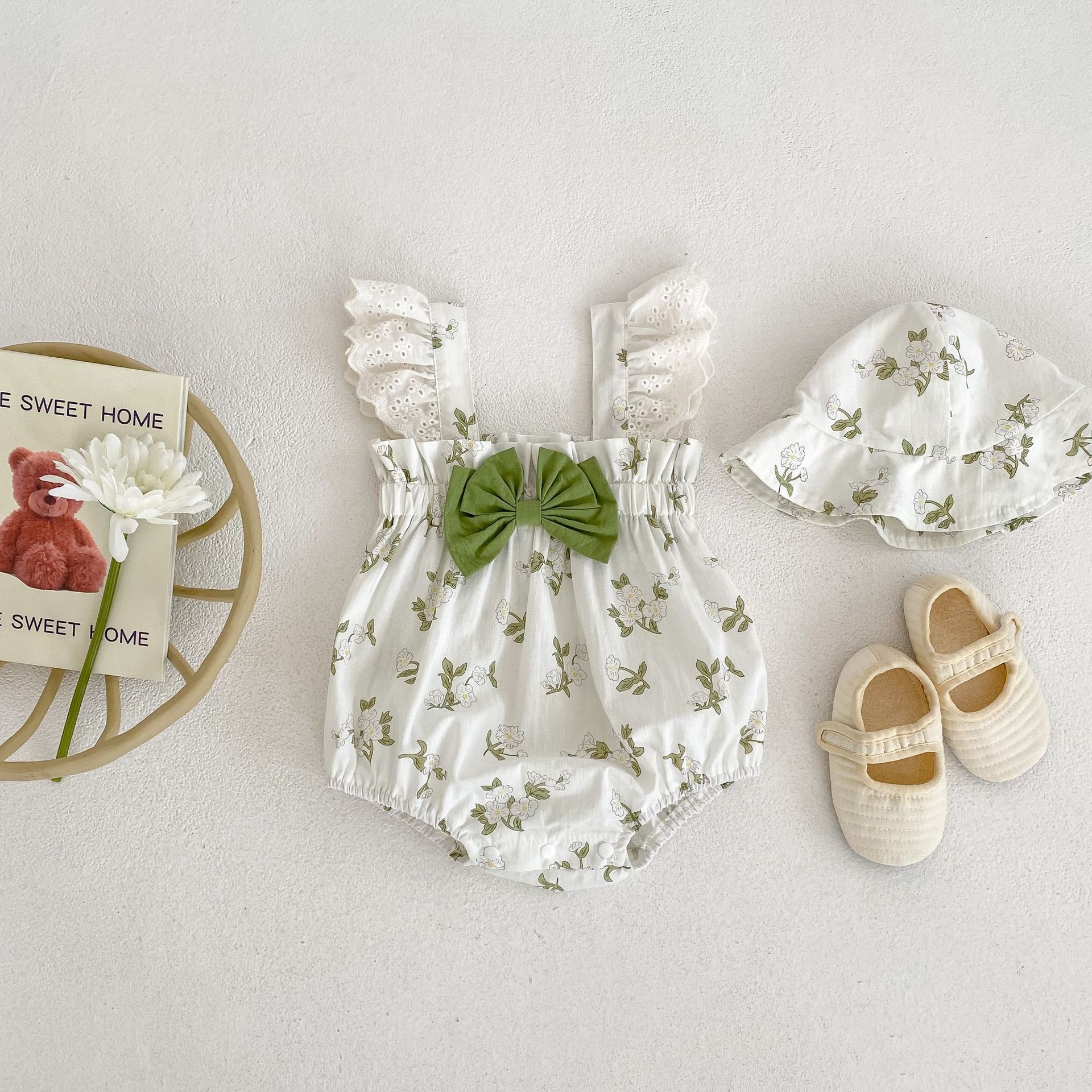 Baby Clothing Stores - MILANCEL 2pcs Summer Newborn Girls Bodysuits