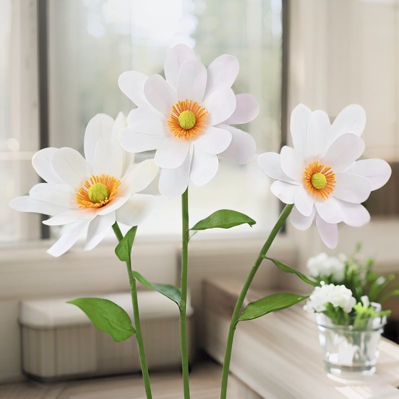 Baby Clothing Stores - 50 Cm Artificial Giant White Flower