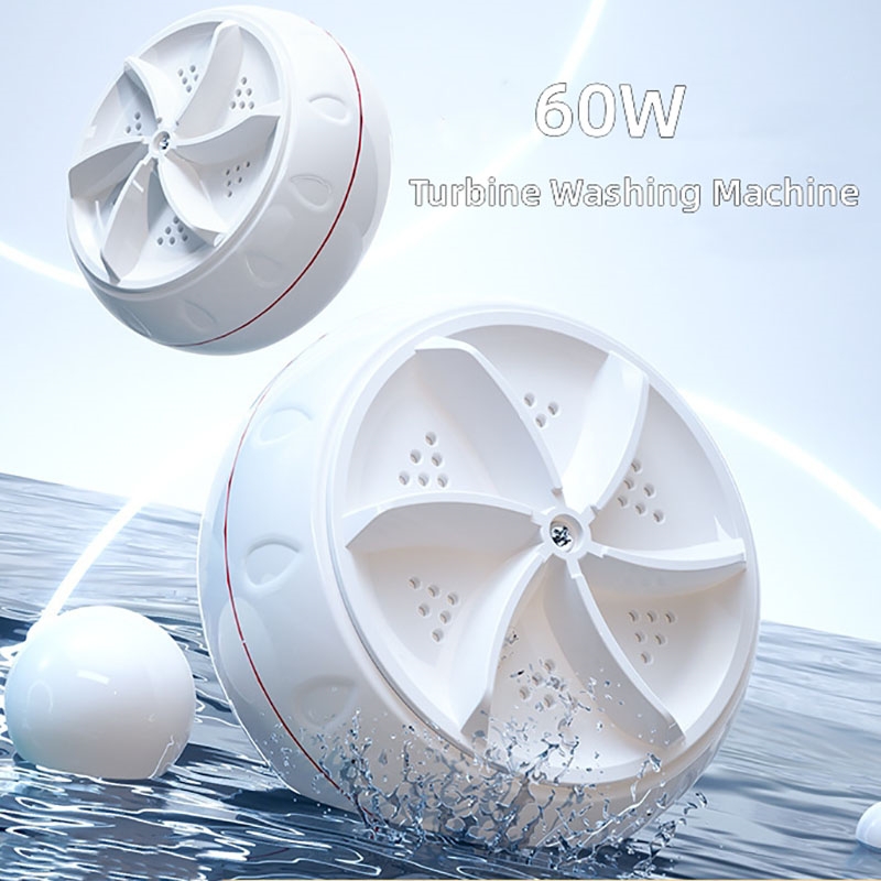 Baby Clothing Washing Machine - 60W Portable Turbo Washing Machine Hight