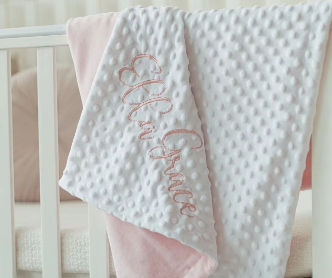Baby Clothing Name - JTJD Personalized Swaddle Blanket Baby Throw