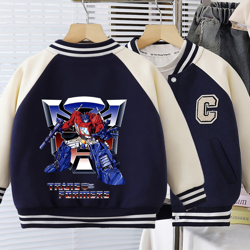 Baby Clothing Zipper - Transformers Children Clothing Hoodie COAT Set