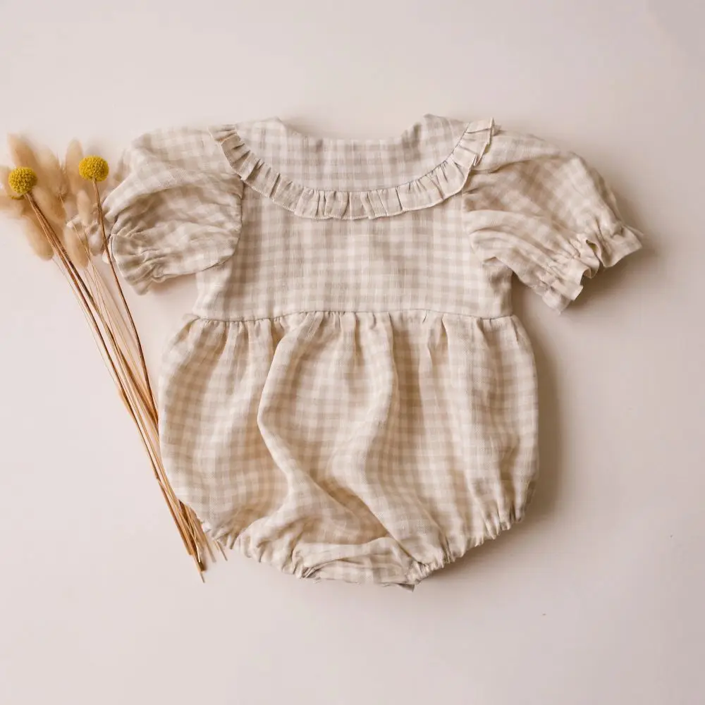 Plaid Baby Girl Jumpsuit Cotto - Baby Clothing Stores recensione e prezzo