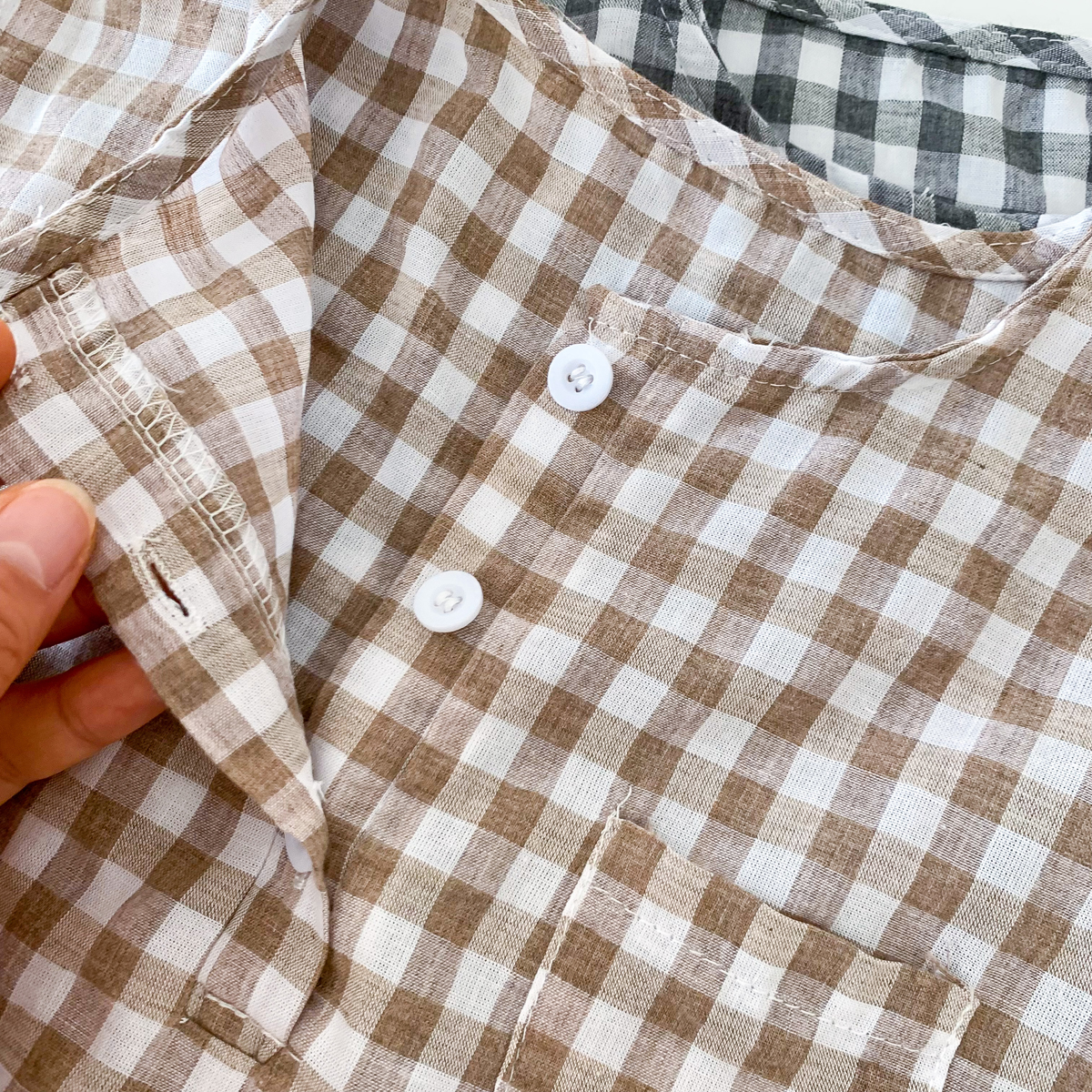 Baby Newborn Plaid Romper+Hat  - Baby Clothing Stores recensione e prezzo