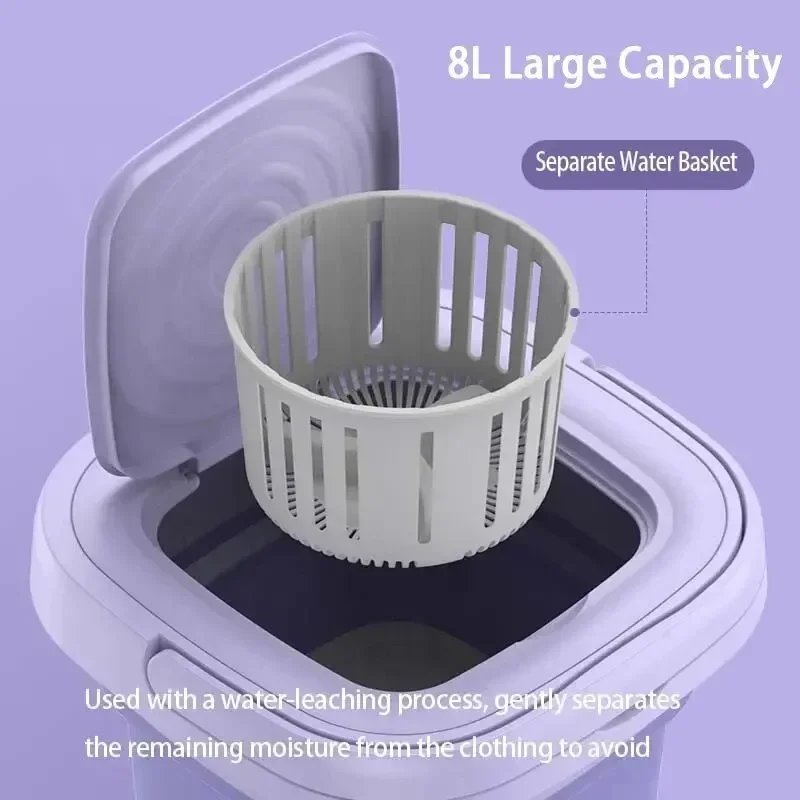 8L Foldable Washing Machine wi - Baby Clothing Washing Machine recensione e prezzo