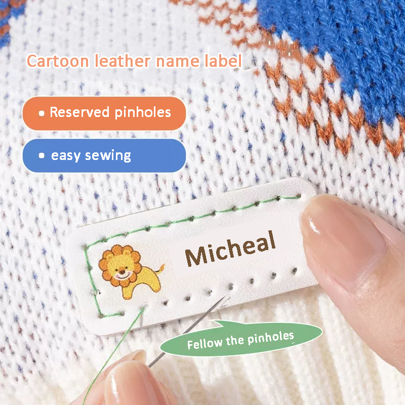 Customized Leather Laser Name  - Baby Clothing Name recensione e prezzo