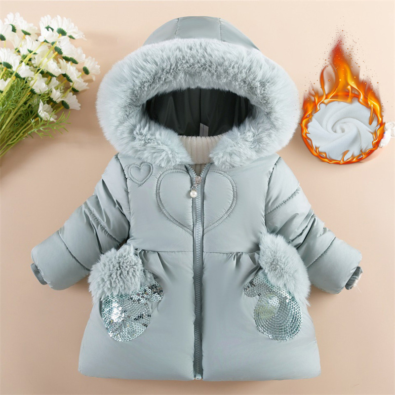Baby Girls Padded Jackets Chil - Baby Clothing Zipper recensione e prezzo