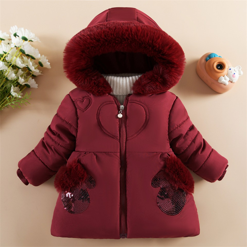 Baby Girls Padded Jackets Chil - Baby Clothing Zipper recensione e prezzo