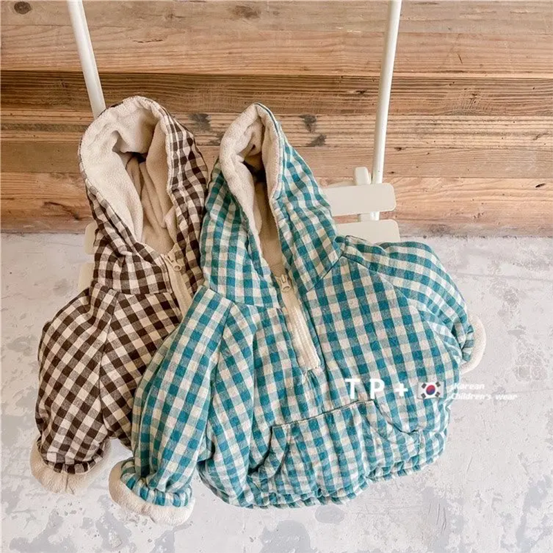 Fashion Plaid Kids Jacket 2026 - Baby Clothing Zipper recensione e prezzo