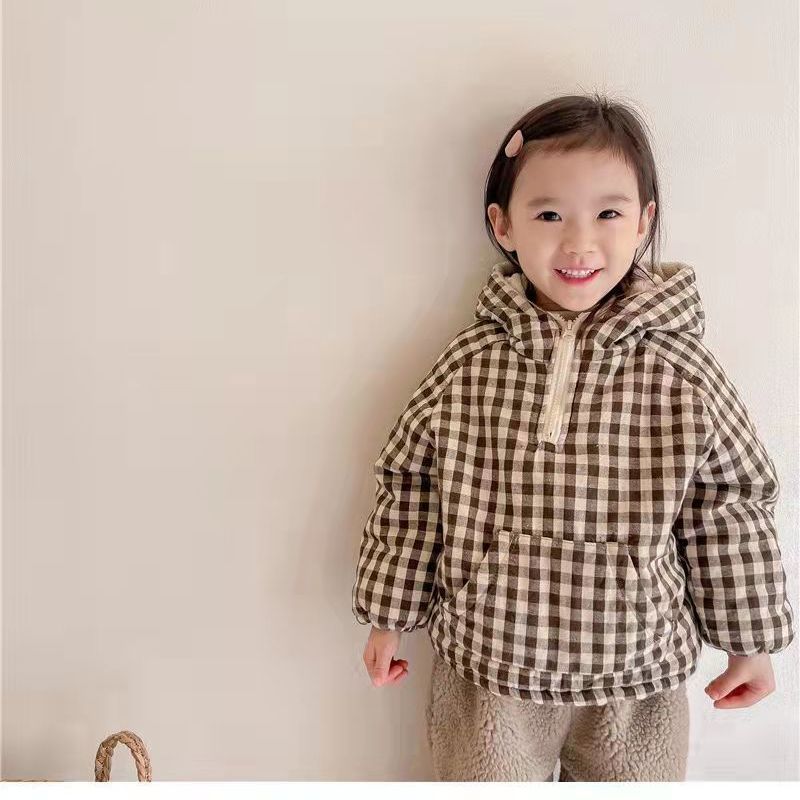 Fashion Plaid Kids Jacket 2026 - Baby Clothing Zipper recensione e prezzo