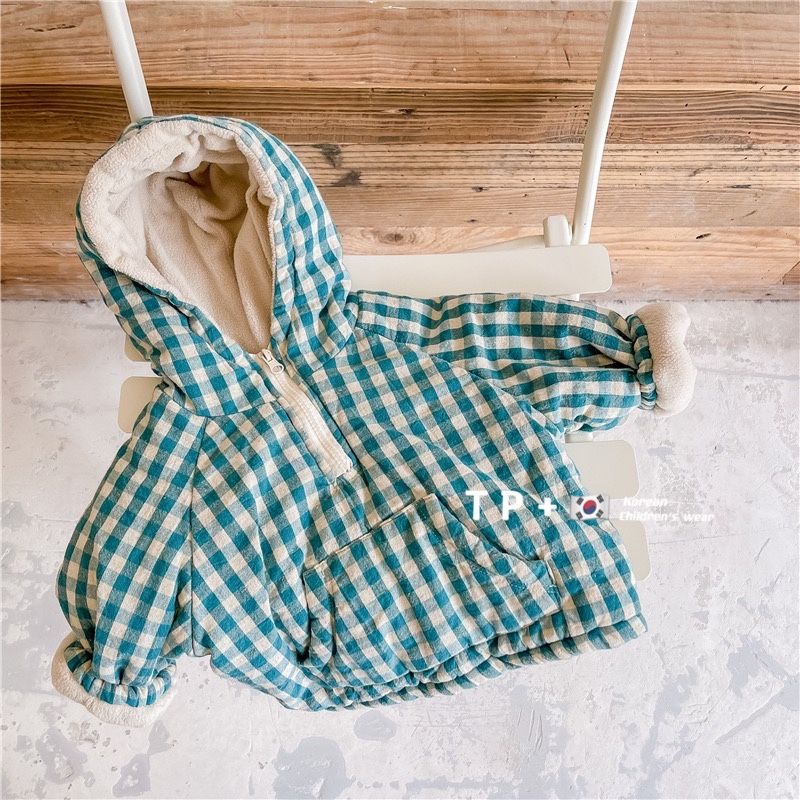 Fashion Plaid Kids Jacket 2026 - Baby Clothing Zipper recensione e prezzo