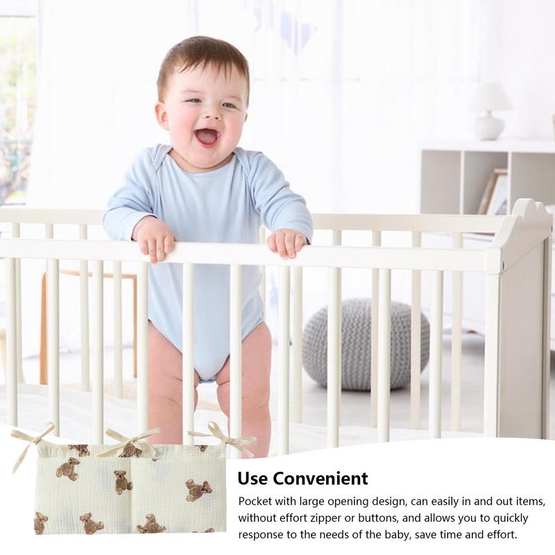 Baby Crib Organizer Cot Caddy  - Baby Clothing Zipper recensione e prezzo