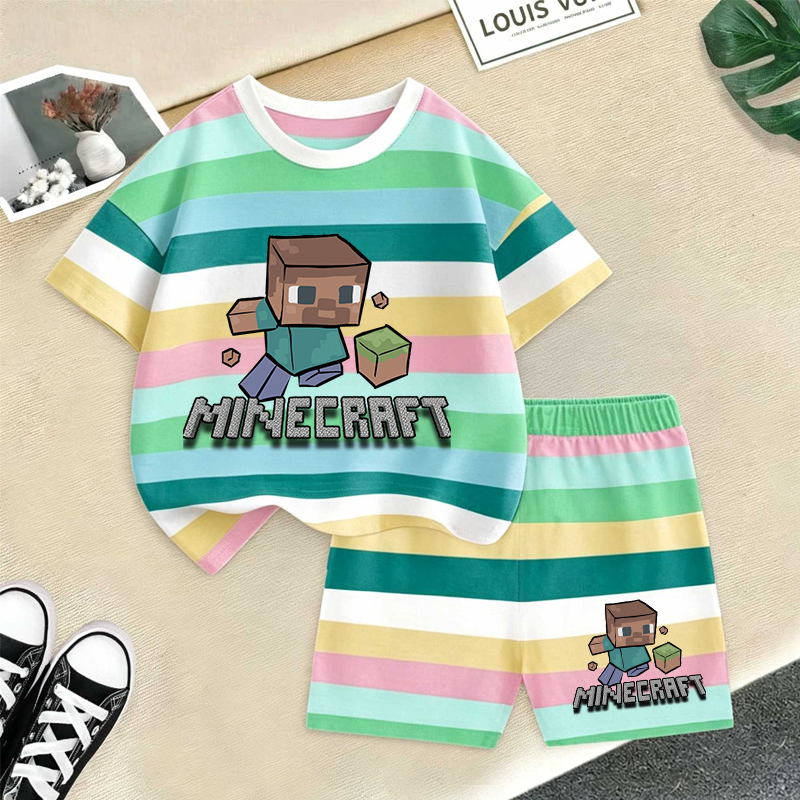 Minecrafted Girl boy Summer T  - Baby Clothing Essentials recensione e prezzo