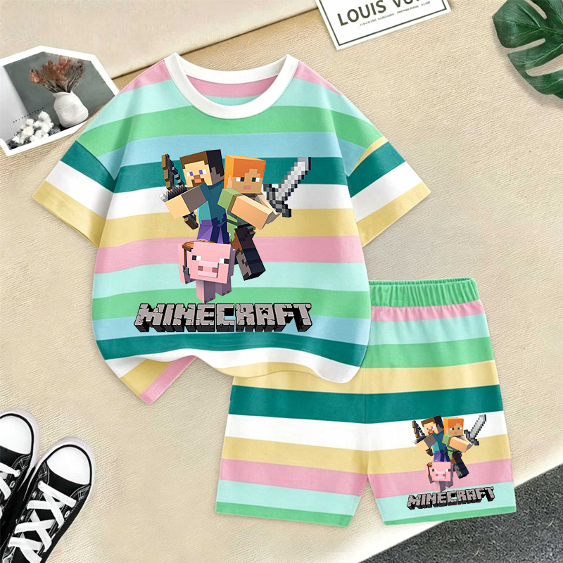 Minecrafted Girl boy Summer T  - Baby Clothing Essentials recensione e prezzo