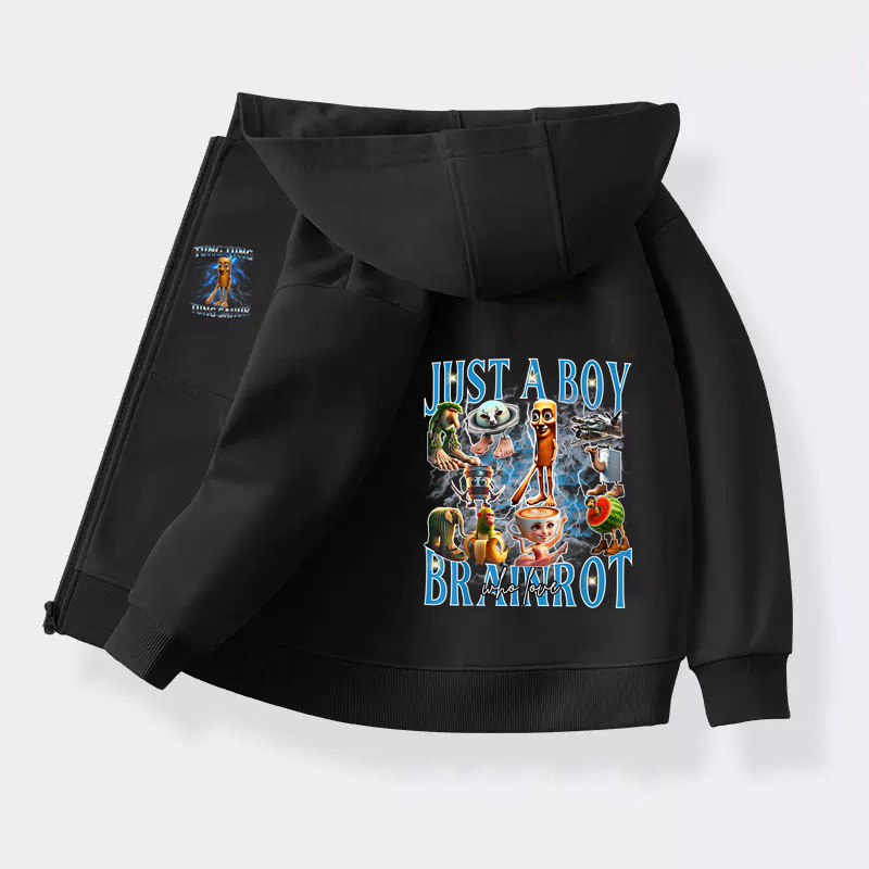 Autumn Italian Brainrot Hoodie - Baby Clothing Zipper recensione e prezzo