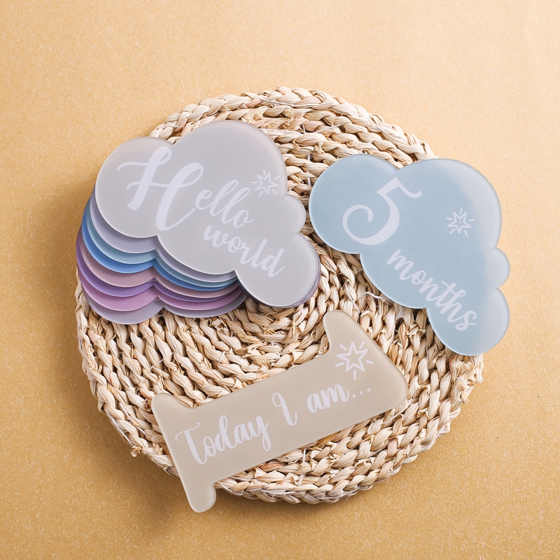 1Set Baby Acrylic Number Miles - Newborn Gift Set recensione e prezzo