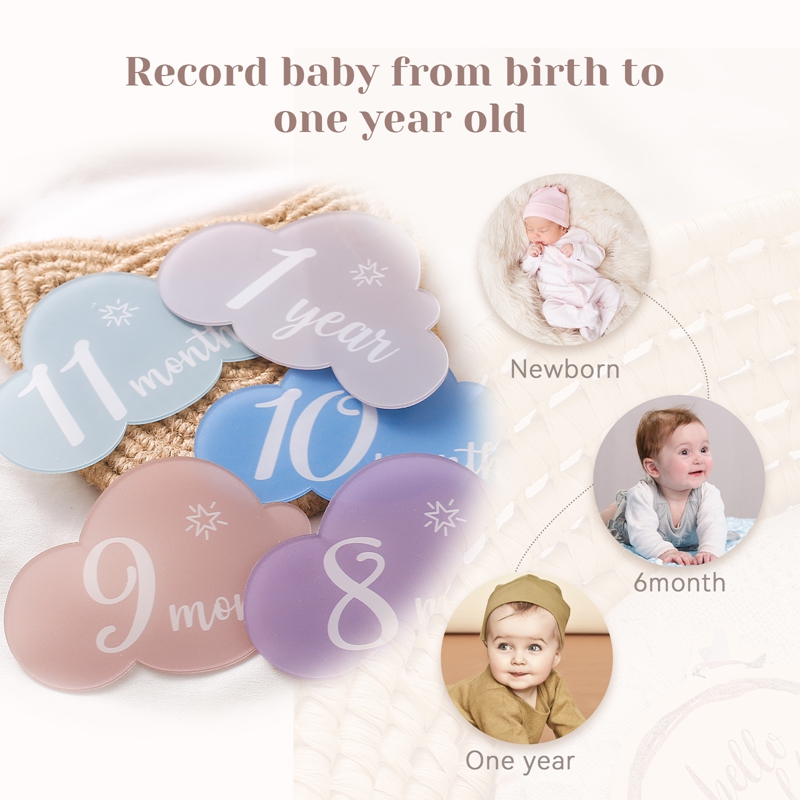 1Set Baby Acrylic Number Miles - Newborn Gift Set recensione e prezzo