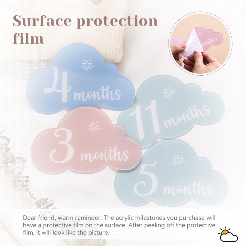 1Set Baby Acrylic Number Miles - Newborn Gift Set recensione e prezzo