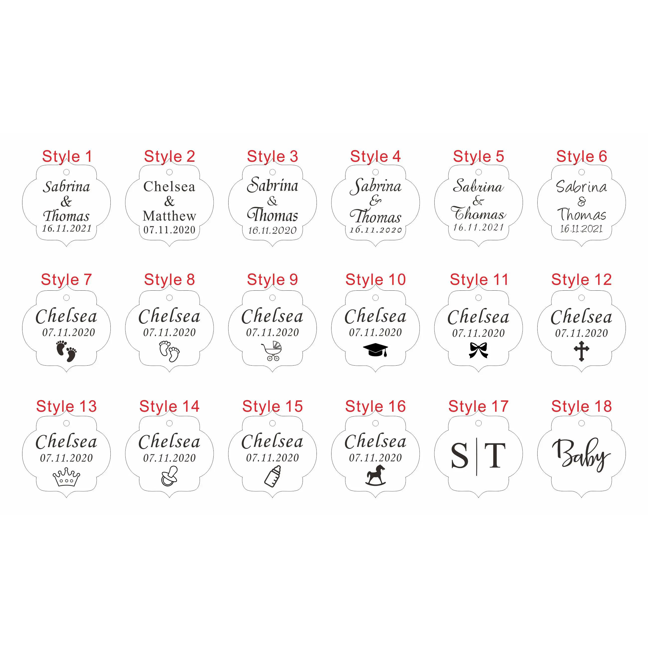 20/50/100Pcs Custom Wedding Pa - Baby Clothing Easter recensione e prezzo