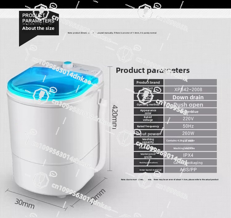 Dormitory Small Washing Machin - Baby Clothing Washing Machine recensione e prezzo