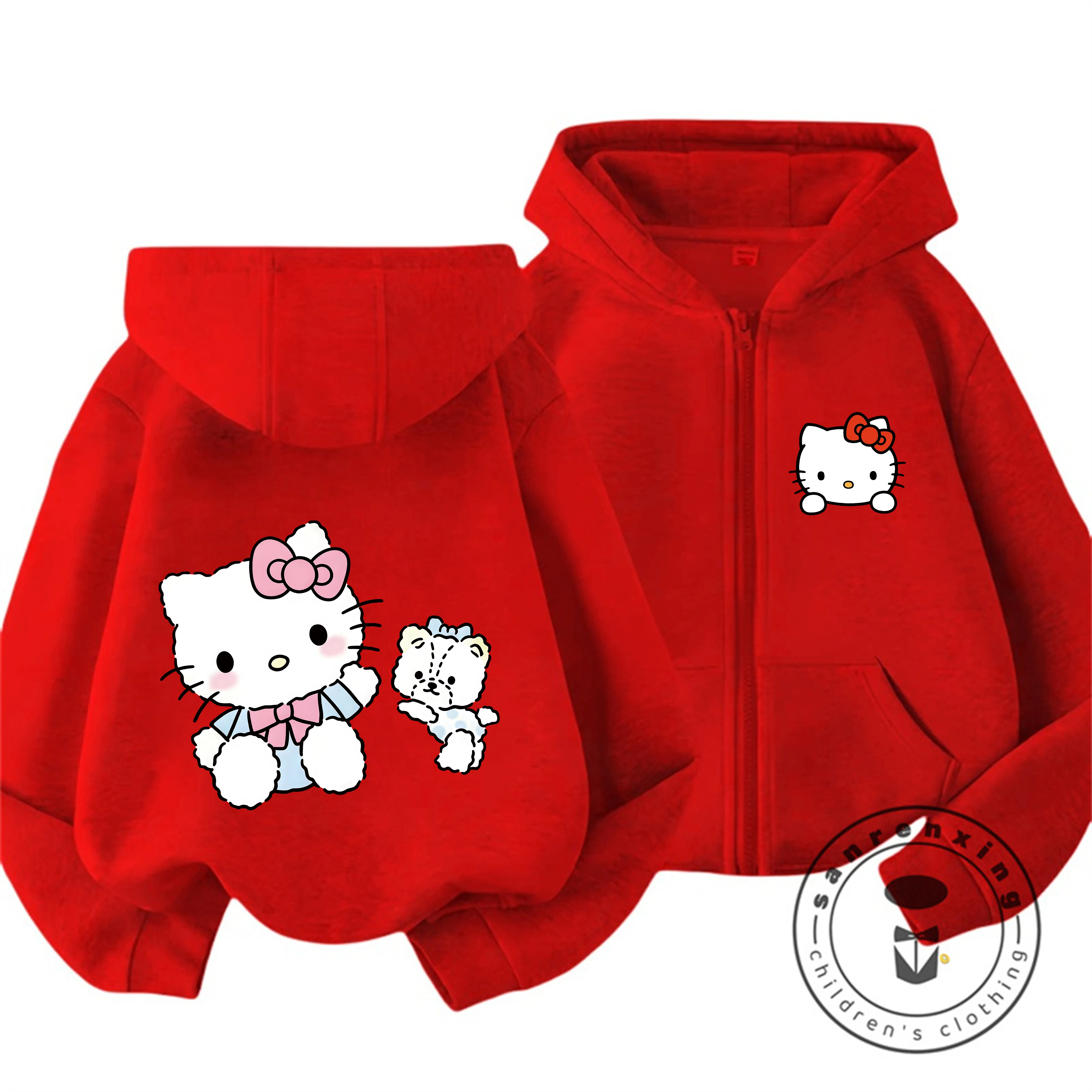 Kawaii Printed Zip Jacket Cute - Baby Clothing Zipper recensione e prezzo
