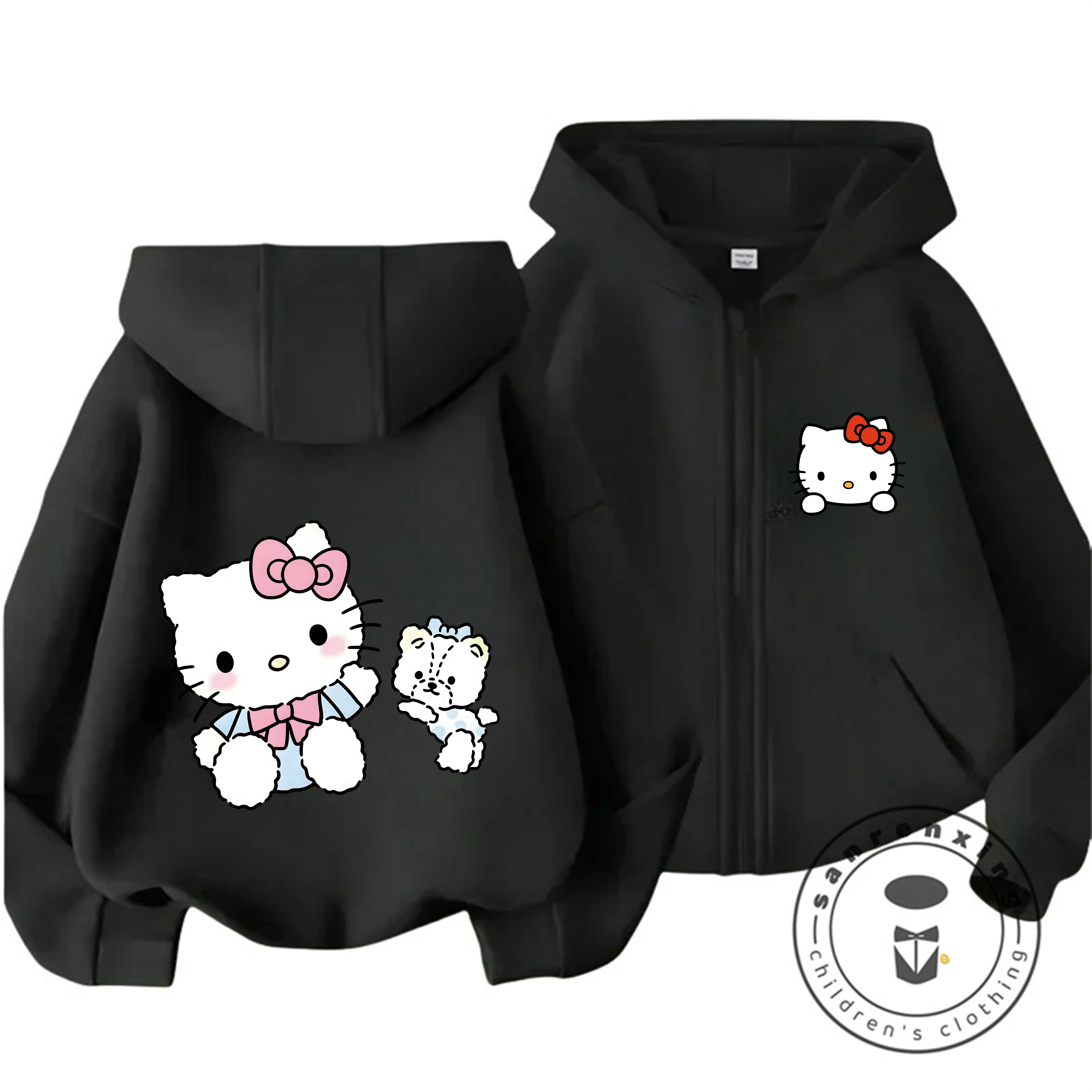 Kawaii Printed Zip Jacket Cute - Baby Clothing Zipper recensione e prezzo