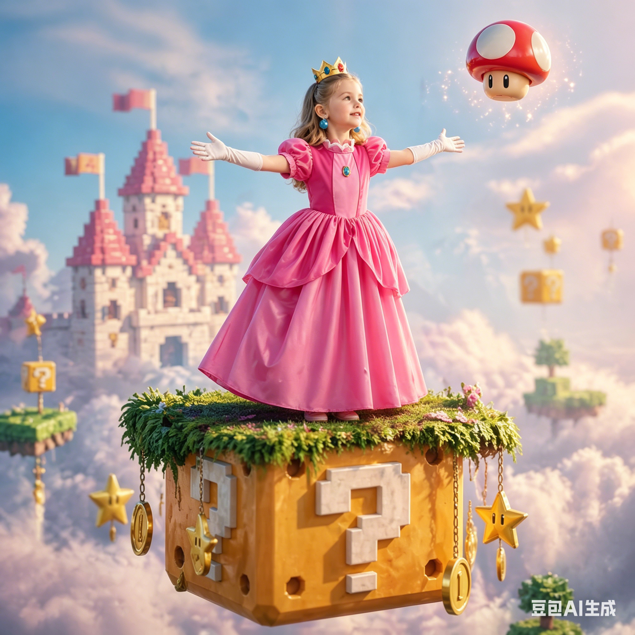 Princess Peach Style Dress Up  - Newborn Gift Set recensione e prezzo