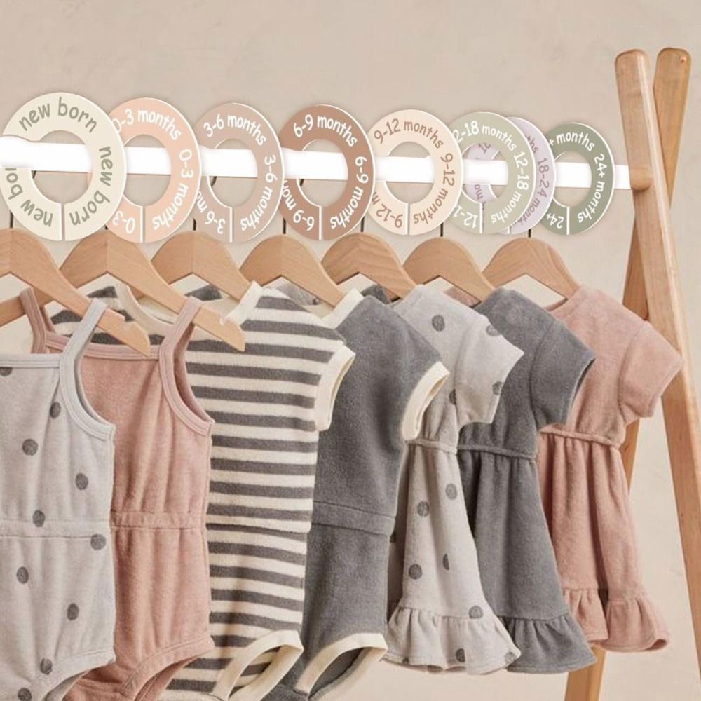 68/9Pcs Organizing Hangers Bab - Baby Clothing Hanger Dividers recensione e prezzo
