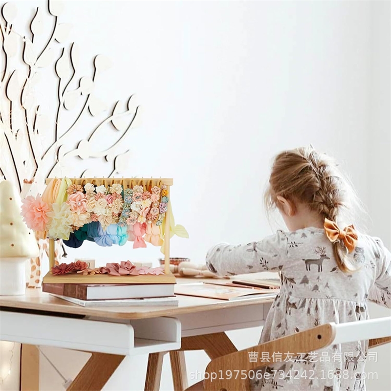 Wooden Baby Headband Holder Or - Baby Clothing Display Stand recensione e prezzo