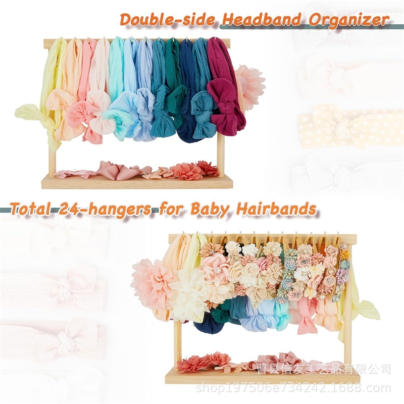Wooden Baby Headband Holder Or - Baby Clothing Display Stand recensione e prezzo