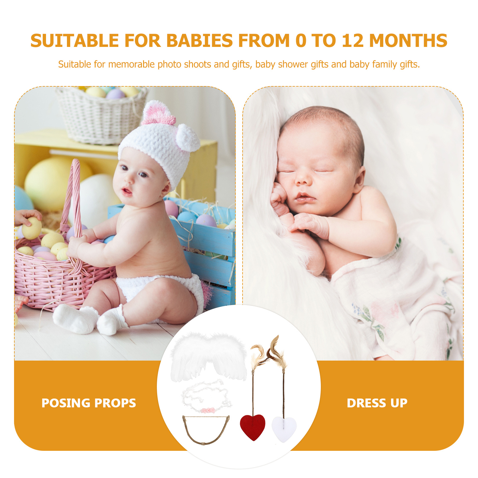 Baby Wing Headband Kit Infant  - Newborn Gift Set recensione e prezzo