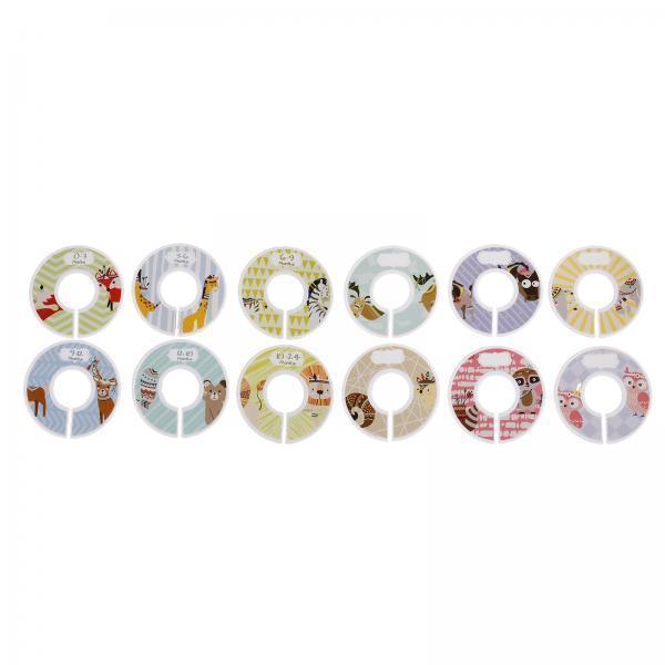 Blank Round Clothing Size Divi - Baby Clothing Hanger Dividers recensione e prezzo