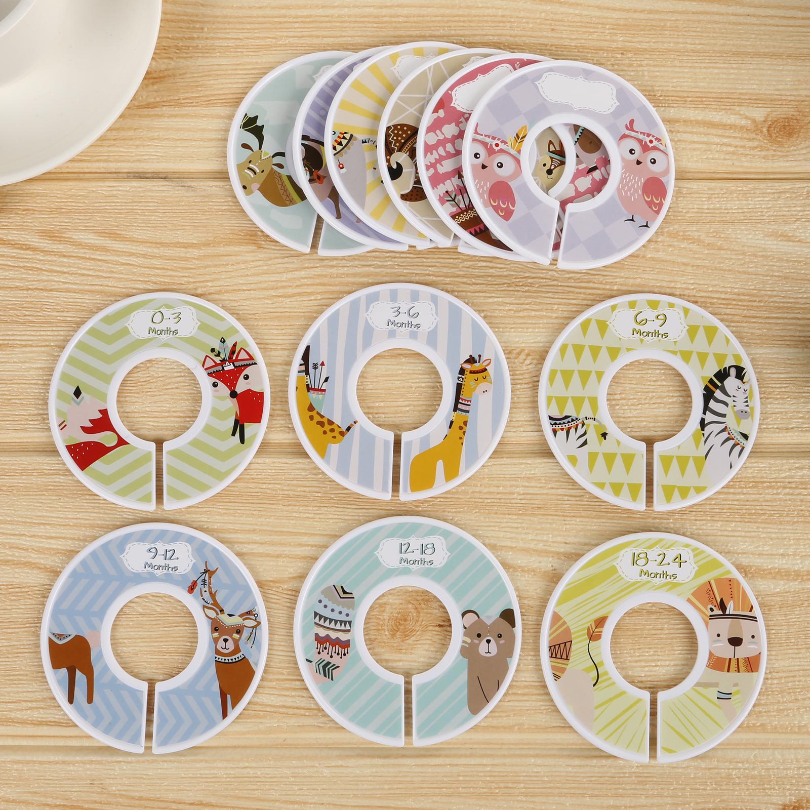 Blank Round Clothing Size Divi - Baby Clothing Hanger Dividers recensione e prezzo