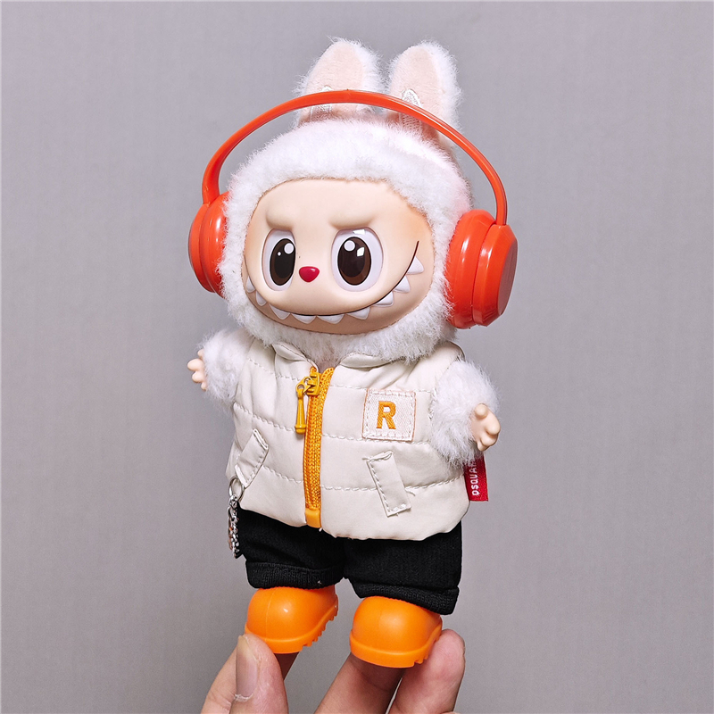 For 15 17cm Labubu Doll Solid  - Baby Clothing Items recensione e prezzo
