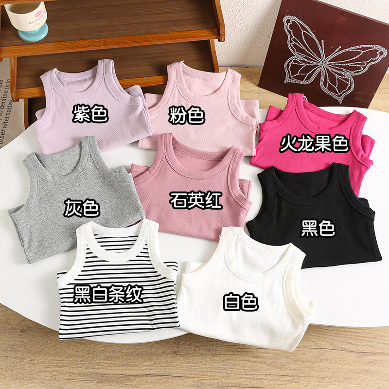 Kids Sleeveless T-shirts Candy - Baby Clothing Essentials recensione e prezzo