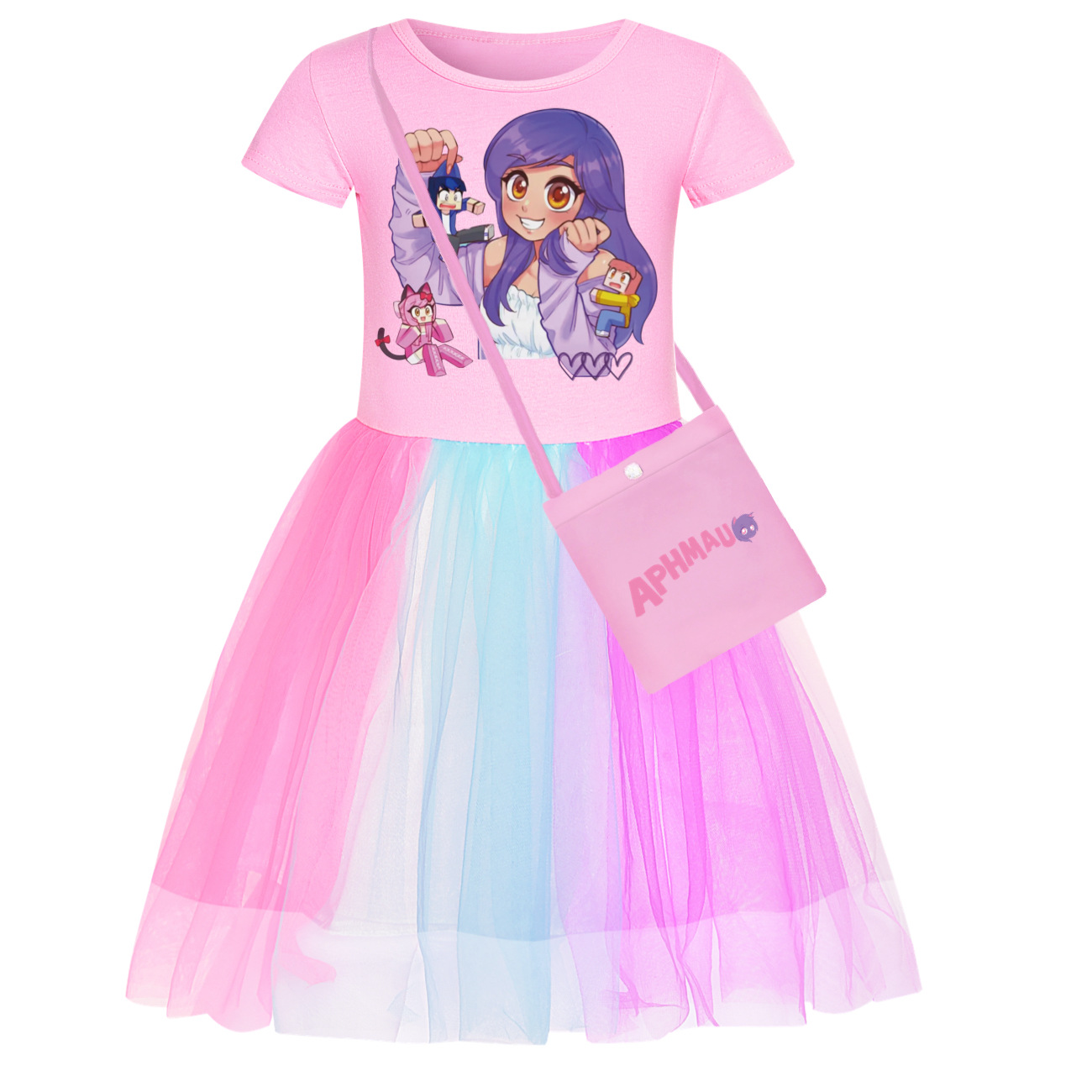 Aphmau Dress Kids Cute Short S - Baby Clothing Line recensione e prezzo