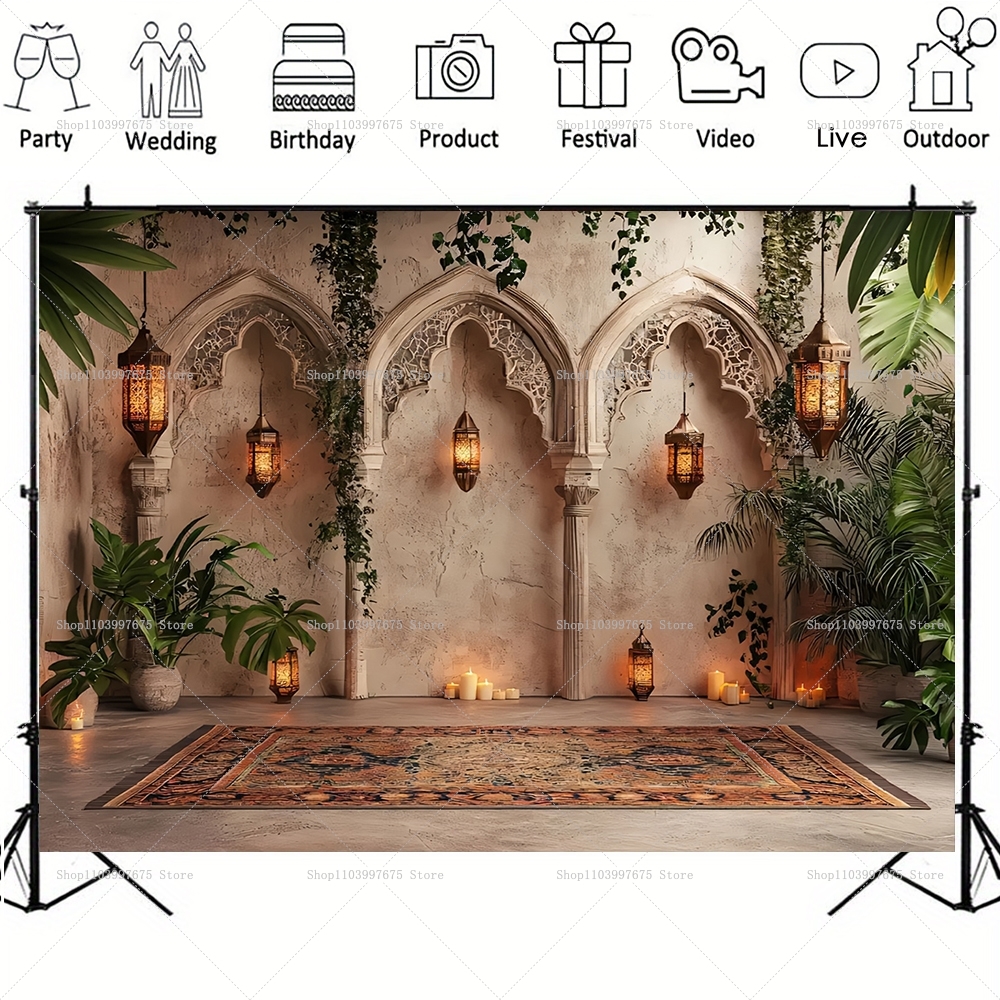 Moroccan Palace Backdrop Arabi - Baby Clothing Easter recensione e prezzo