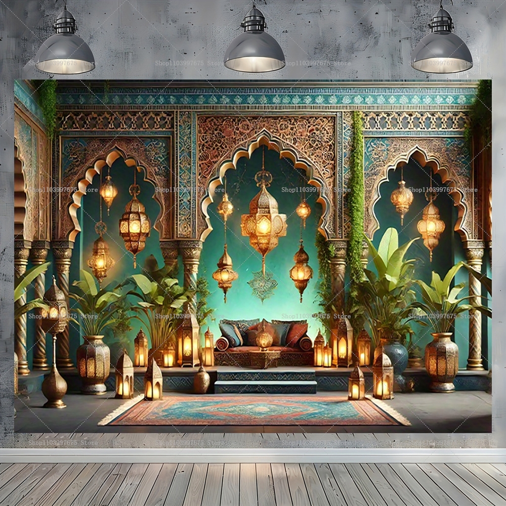 Moroccan Palace Backdrop Arabi - Baby Clothing Easter recensione e prezzo