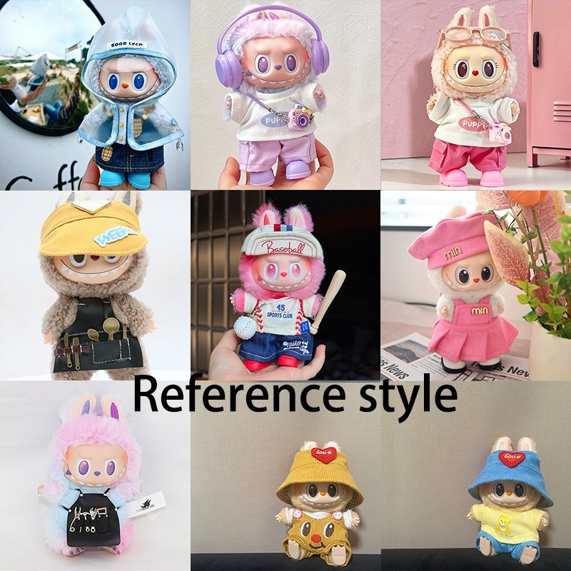 15 17cm For Labubu Doll Blind  - Baby Clothing Items recensione e prezzo