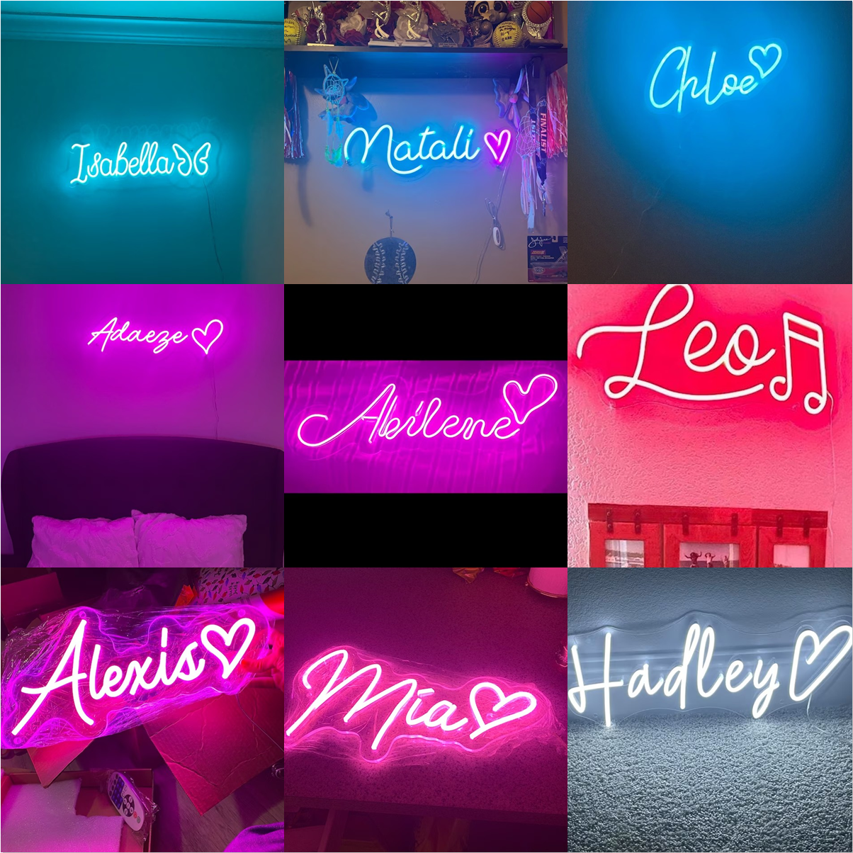 Custom Neon Sign LED Light, Ba - Baby Clothing Name recensione e prezzo