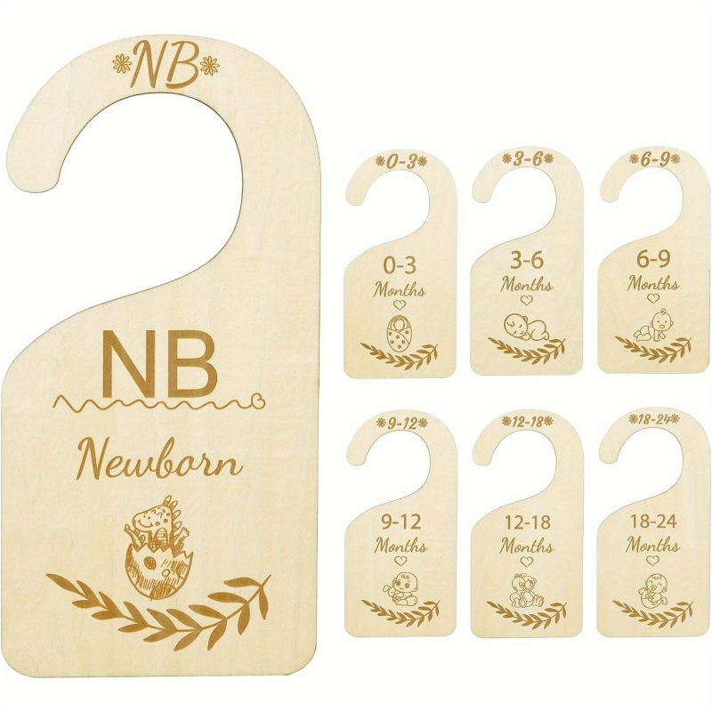 7pcs Wood Baby Closet Dividers - Baby Clothing Hanger Dividers recensione e prezzo