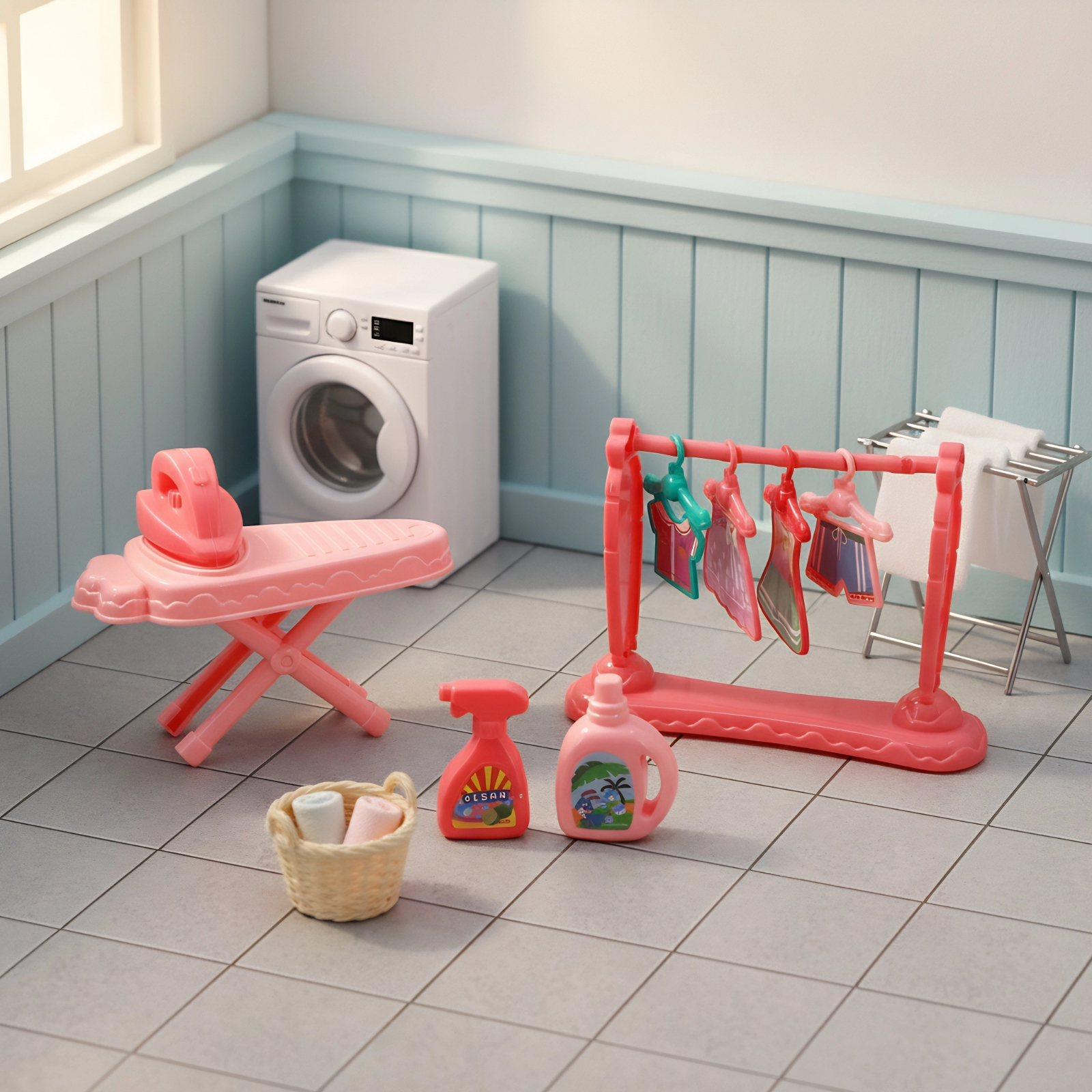 New Home Toy Mini Drying Rack  - Baby Clothing Washing Machine recensione e prezzo