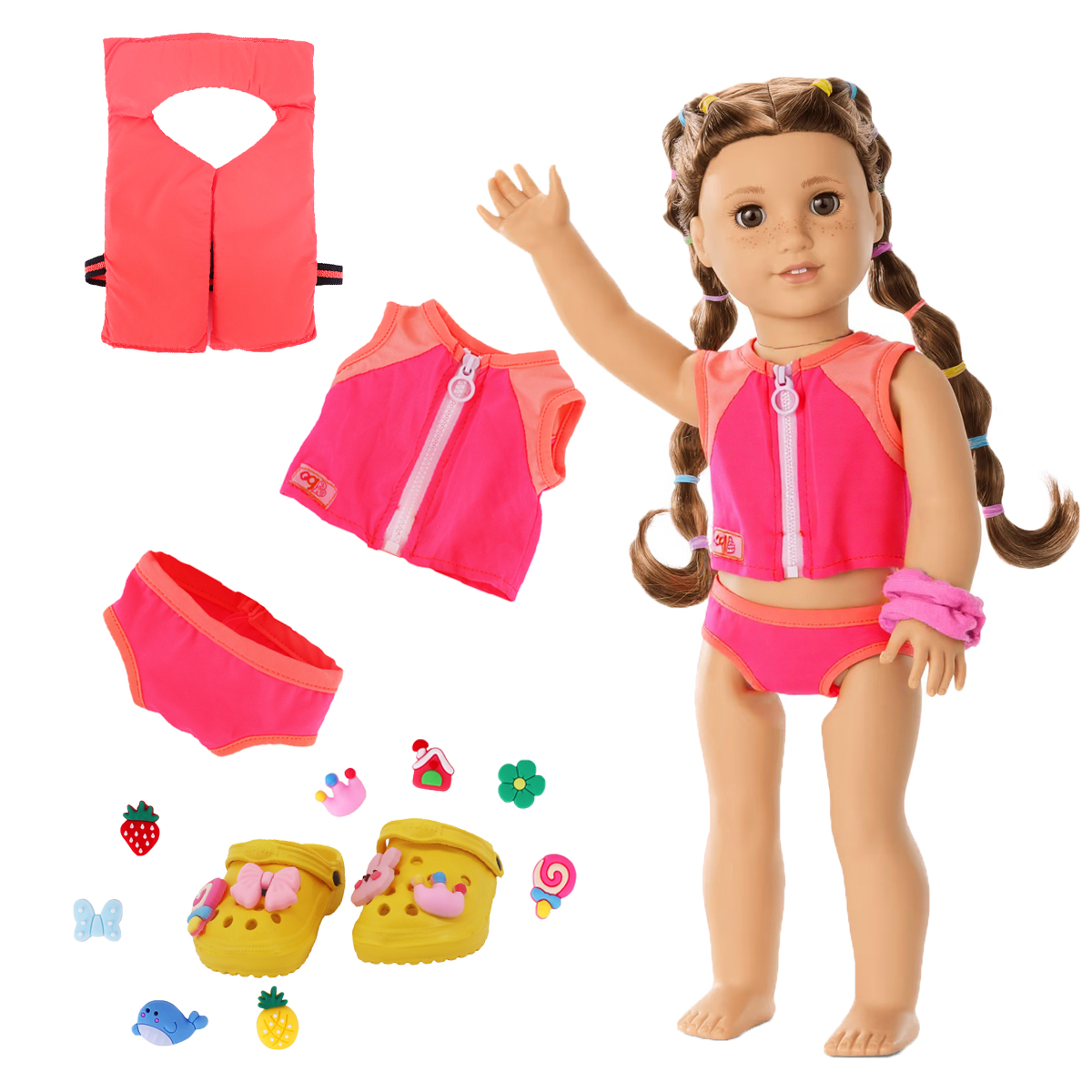 Head Flower Swimsuit Fish Scal - Baby Clothing Items recensione e prezzo