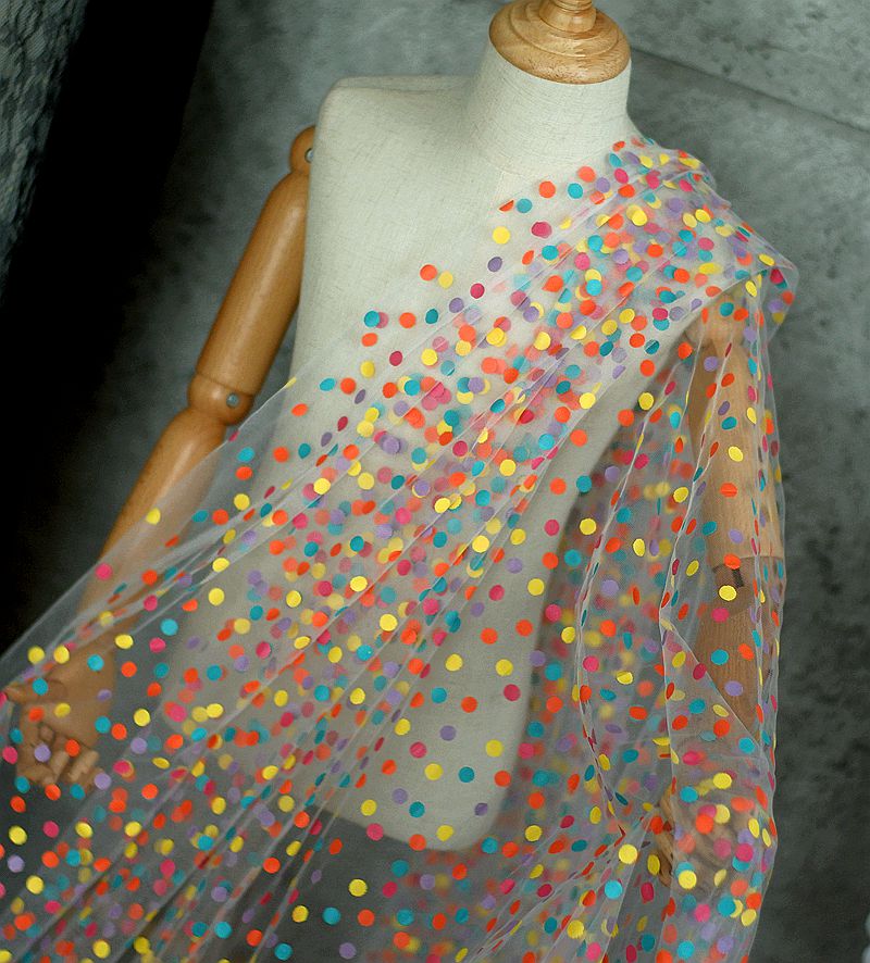 155cm Wide Colorful Polka Dot  - Baby Clothing Organic recensione e prezzo