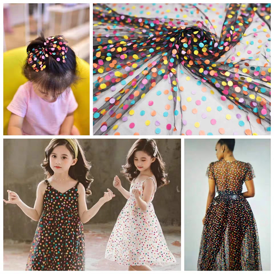 155cm Wide Colorful Polka Dot  - Baby Clothing Organic recensione e prezzo