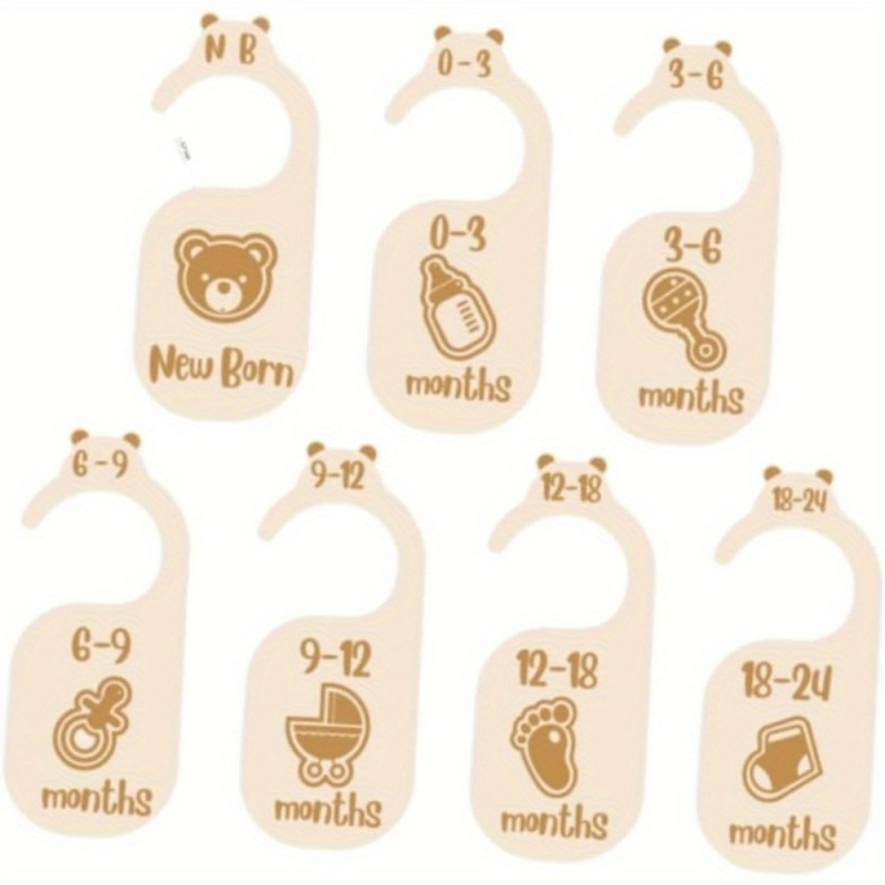 7Pieces Wooden Baby Closet Div - Baby Clothing Hanger Dividers recensione e prezzo